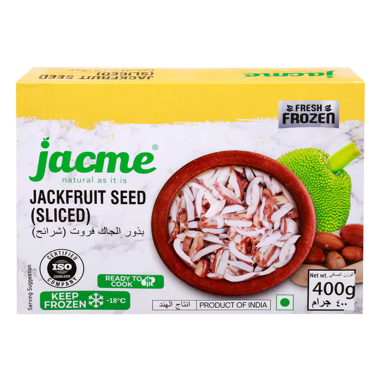 Jacme Jackfruit Seed Sliced 400G