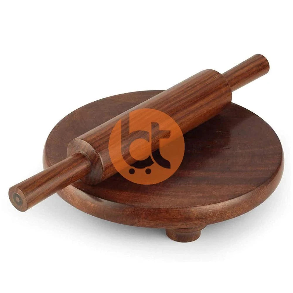 Wooden Chapati Maker, Chakala Belan Set 12" - Chapati Maker by BigTrolley - Kitchen Tools & Gadgets, New Arrivals, Non food Items