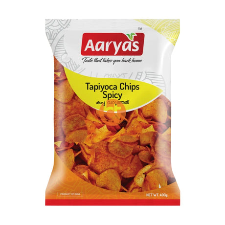 Aaryas Tapioca Chips Spicy 250g Online at Bigtrolley Groceries