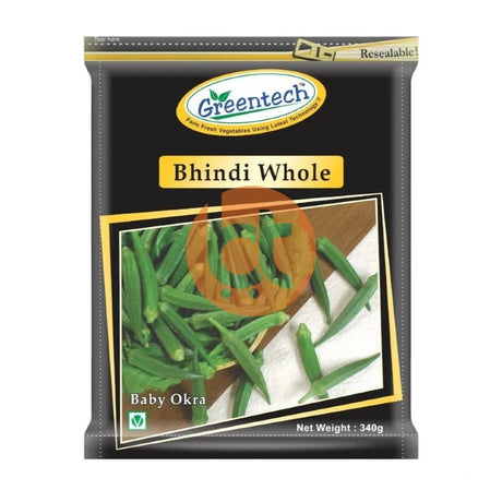 Greentech Baby Okra, Vendakkai 340g - Okra by Greentech - Frozen Vegetables, Onam Specials