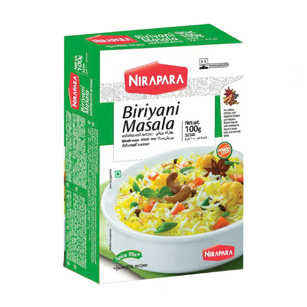 Nirapara Biriyani Masala Powder 100g Online at BigTrolley