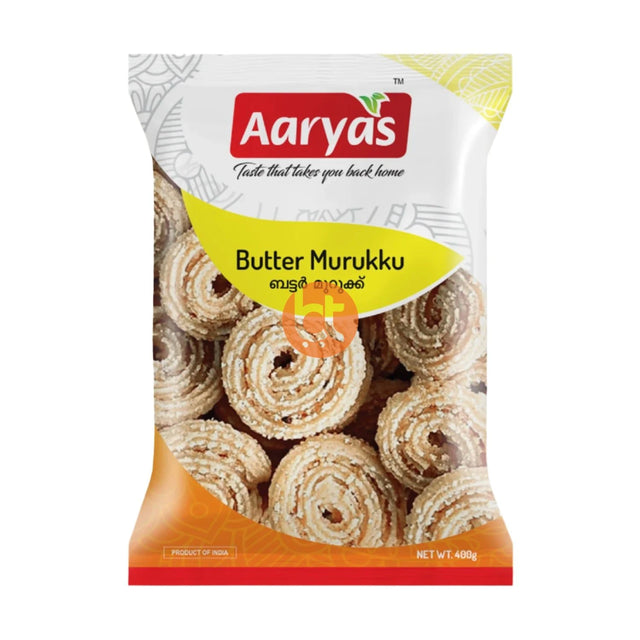 Aaryas Butter Murukku 400g Online at BigTrolley Groceries