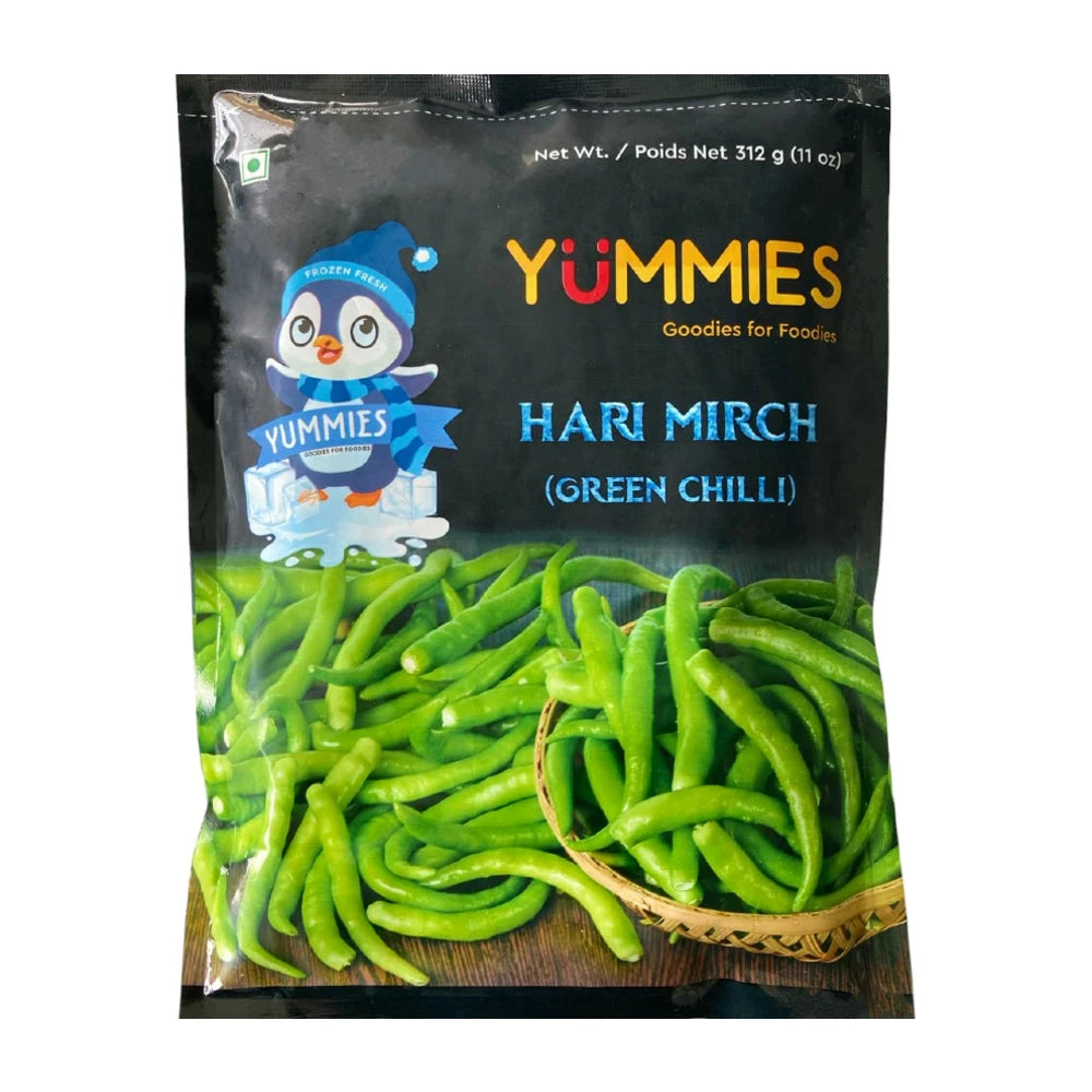 Yummies Frozen Green Chilli 312g