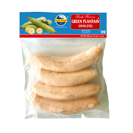 Daily Delight Green Plantain (Ethakka) Whole 500g