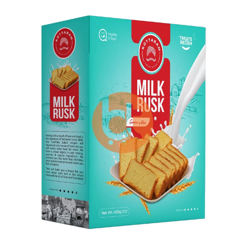 Kottaram Bakery Premium Milk Rusk 400g 