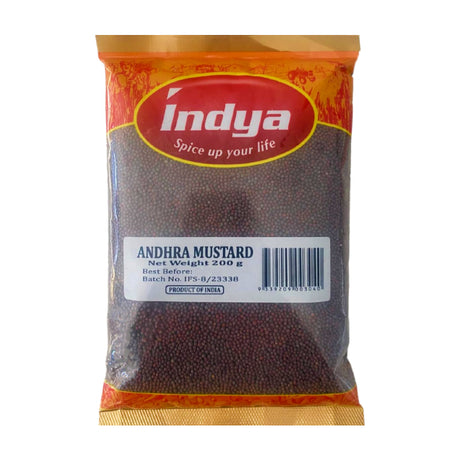 Indya Foods Mustard Seeds, Kaduku (Small)