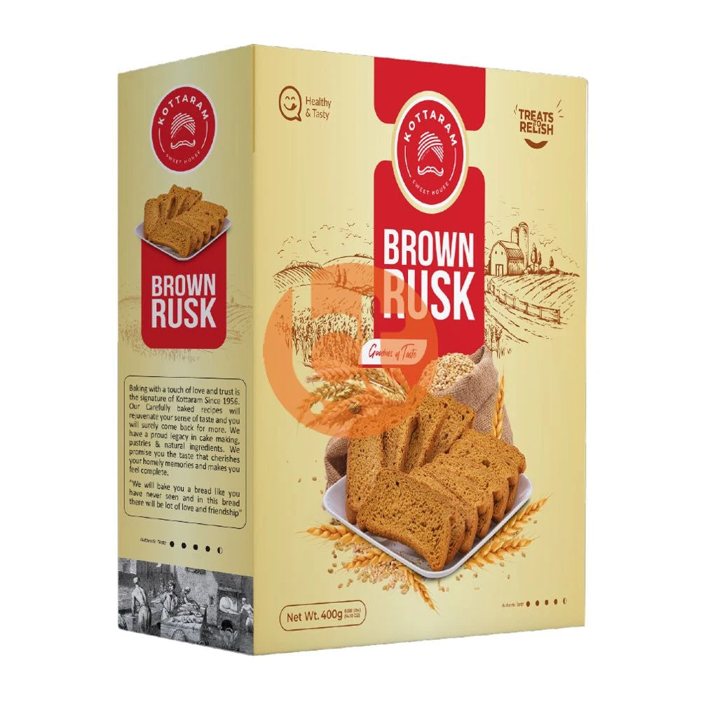 Kottaram Bakery Brown Rusk 400g Online at BigTrolley Groceries