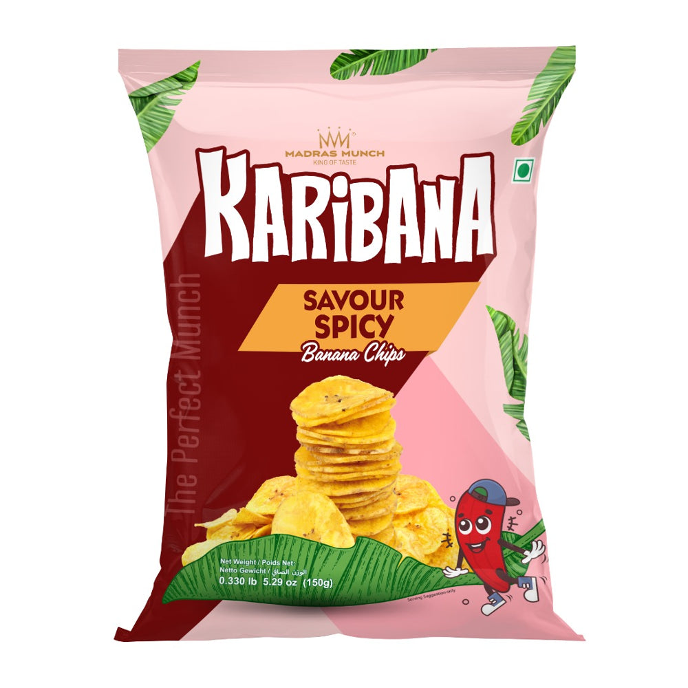 Madras Munch Karibana Banana Chips Savour Spicy