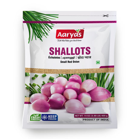 Aaryas Frozen Onion Shallot (Red Onion) 400g Online at BigTrolley Groceries