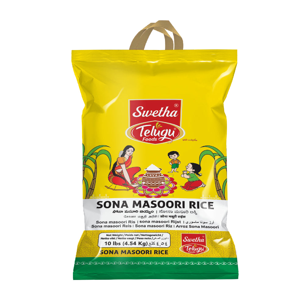 Telugu Foods Sona Masoori Rice 4.5Kg