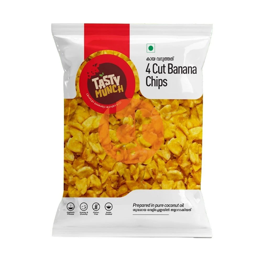 Tasty Munch Four Cut Banana Chips 400g