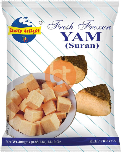 Daily Delight Suran (Yam) 400G - Suran (Yam) by Daily Delight - Frozen Vegetables, New, Suran