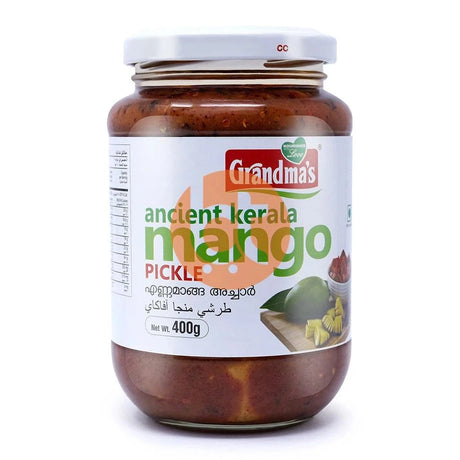 Grandma's Ancient Kerala Mango Pickle 400g - Mango Pickle by Grandmas - Mango Pickle