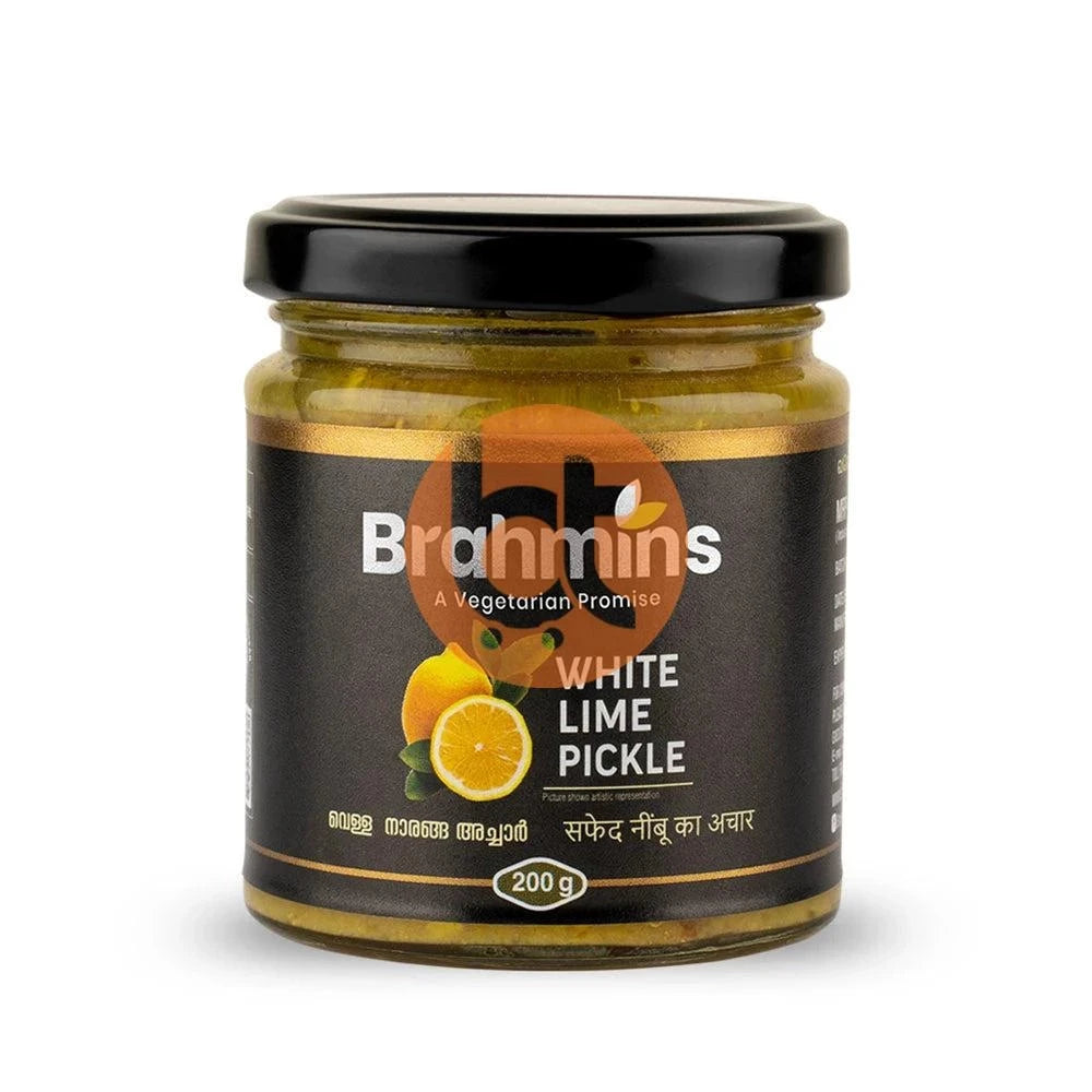 Brahmins White Lime Pickle 400g - Lime Pickle by Brahmins - Lime Pickle