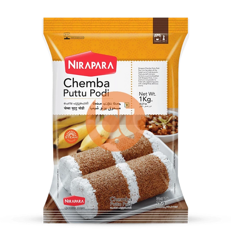 Nirapara Chemba Puttu Podi 1Kg - Puttu Podi by Nirapara - Rice Flour