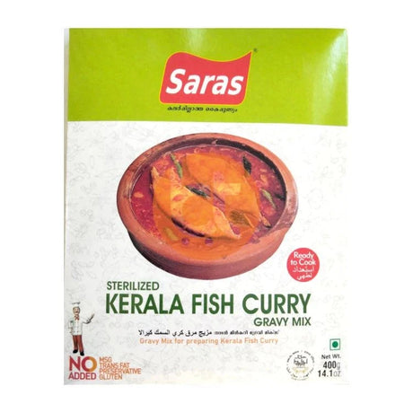 Saras Kerala Fish Curry Gravy Mix 400g - Fish Gravy Mix by Saras - Gravy Mix